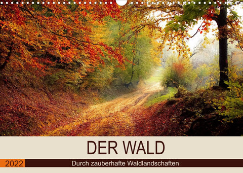 Der Wald. Durch zauberhafte Waldlandschaften (Wandkalender 2022 DIN A3 quer)