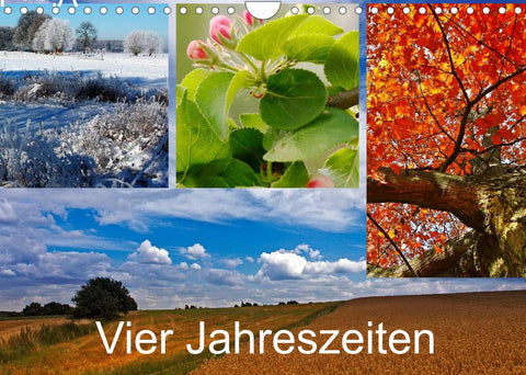 Vier Jahreszeiten (Wandkalender 2022 DIN A4 quer)