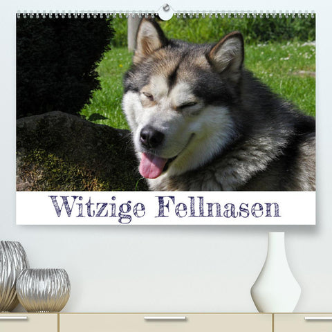 Witzige Fellnasen (Premium, hochwertiger DIN A2 Wandkalender 2022, Kunstdruck in Hochglanz)