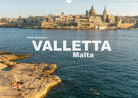 Valletta - Malta (Wandkalender 2022 DIN A3 quer)