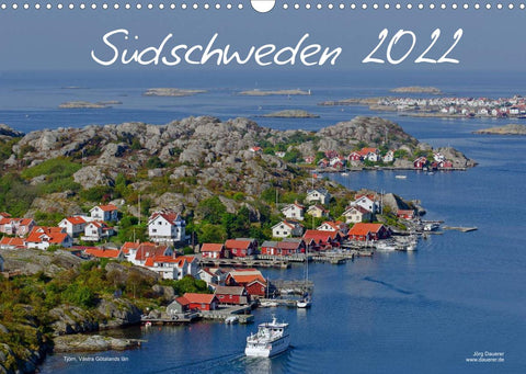 Südschweden (Wandkalender 2022 DIN A3 quer)