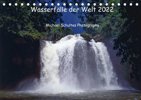 Wasserfälle der Welt 2022 (Tischkalender 2022 DIN A5 quer)