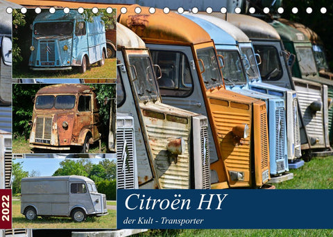 Citroën HY der Kult -Transporter (Tischkalender 2022 DIN A5 quer)