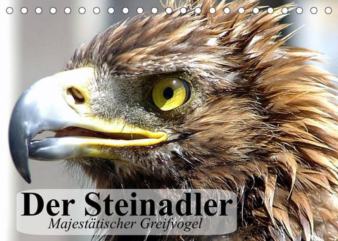 Der Steinadler. Majestätischer Greifvogel (Tischkalender 2022 DIN A5 quer)