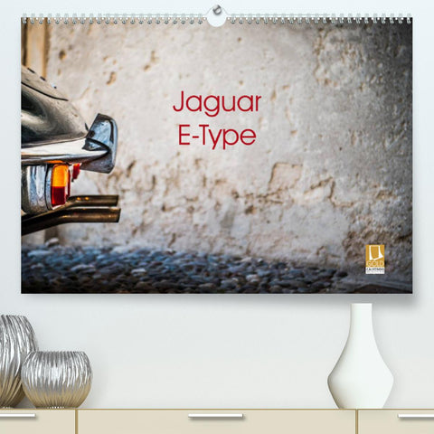 Jaguar E-Type 2022 (Premium, hochwertiger DIN A2 Wandkalender 2022, Kunstdruck in Hochglanz)