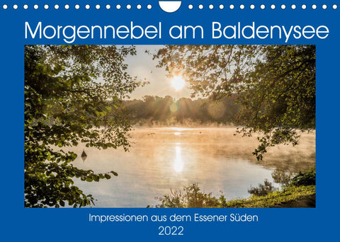 Der Baldeneysee im Morgennebel (Wandkalender 2022 DIN A4 quer)