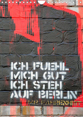 Berlin Street Art (Wandkalender 2022 DIN A4 hoch)