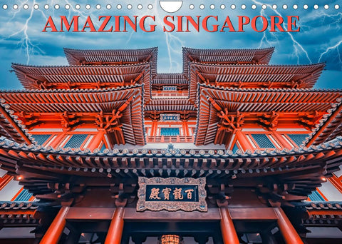 Amazing Singapore (Wall Calendar 2022 DIN A4 Landscape)