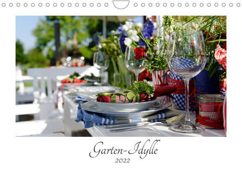 Garten-Idylle 2022 (Wandkalender 2022 DIN A4 quer)