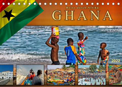 Reise durch Afrika - Ghana (Tischkalender 2022 DIN A5 quer)