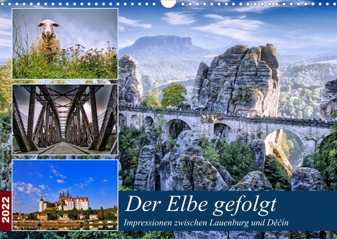 Der Elbe gefolgt (Wandkalender 2022 DIN A3 quer)