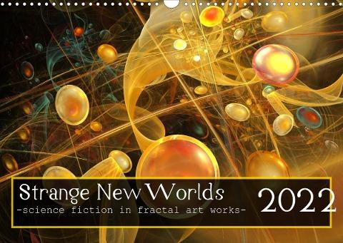 Strange New Worlds / UK-Version (Wall Calendar 2022 DIN A3 Landscape)