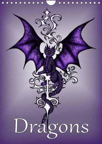 Dragons (Wall Calendar 2022 DIN A4 Portrait)