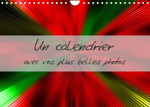 Un calendrier avec vos plus belles photos (Calendrier mural 2022 DIN A4 horizontal)