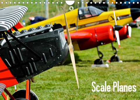 Scale Planes / UK-Version (Wall Calendar 2022 DIN A4 Landscape)