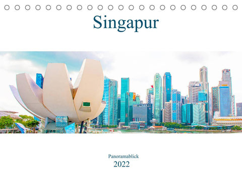 Singapur - Panoramablick (Tischkalender 2022 DIN A5 quer)