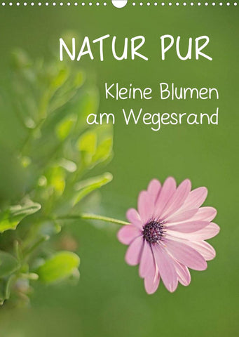 NATUR PUR Kleine Blumen am Wegesrand (Wandkalender 2022 DIN A3 hoch)