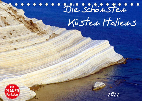 Die schönsten Küsten Italiens (Tischkalender 2022 DIN A5 quer)
