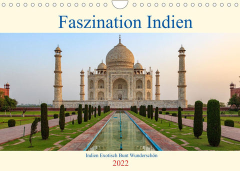 Faszination Indien (Wandkalender 2022 DIN A4 quer)