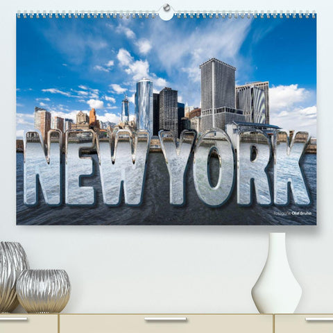 New York (Premium, hochwertiger DIN A2 Wandkalender 2022, Kunstdruck in Hochglanz)