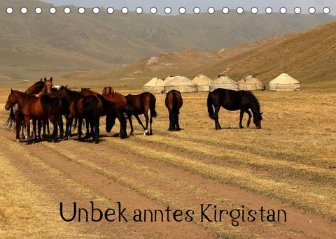 Unbekanntes Kirgistan (Tischkalender 2022 DIN A5 quer)