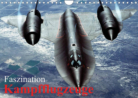Faszination Kampfflugzeuge (Wandkalender 2022 DIN A4 quer)
