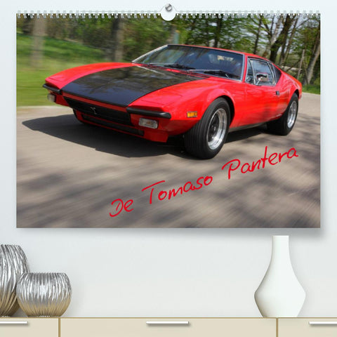 De Tomaso Pantera (Premium, hochwertiger DIN A2 Wandkalender 2022, Kunstdruck in Hochglanz)