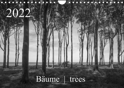 Bäume trees 2022 (Wandkalender 2022 DIN A4 quer)
