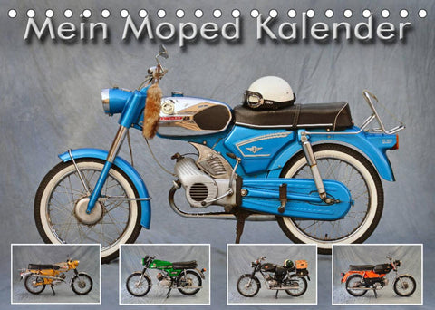 Mein Moped Kalender (Tischkalender 2022 DIN A5 quer)