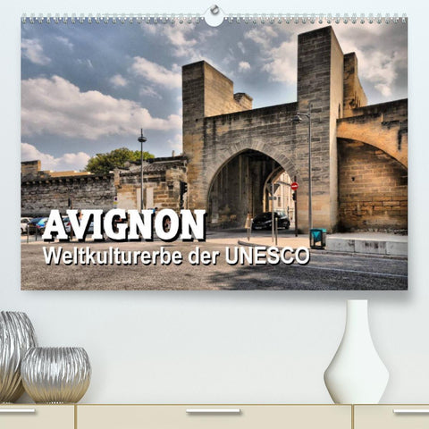 Avignon - Weltkulturerbe der UNESCO (Premium, hochwertiger DIN A2 Wandkalender 2022, Kunstdruck in Hochglanz)