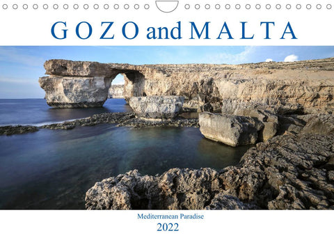 Gozo and Malta Mediterranean Paradise (Wall Calendar 2022 DIN A4 Landscape)