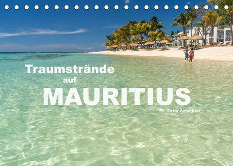 Traumstrände auf Mauritius (Tischkalender 2022 DIN A5 quer)