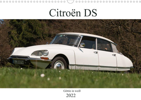 Citroën DS - Göttin in weiß (Wandkalender 2022 DIN A3 quer)