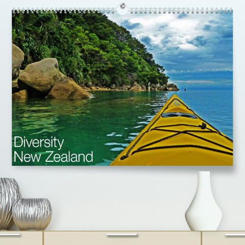 Diversity New Zealand  / UK-Version (Premium, hochwertiger DIN A2 Wandkalender 2022, Kunstdruck in Hochglanz)