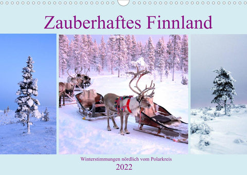Zauberhaftes Finnland (Wandkalender 2022 DIN A3 quer)