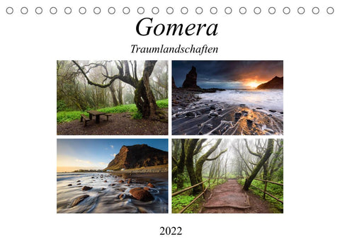 Gomera Traumlandschaften (Tischkalender 2022 DIN A5 quer)