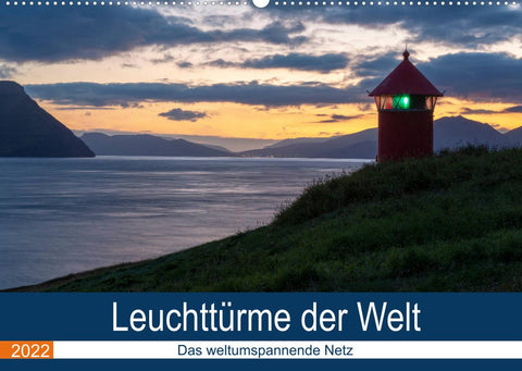 Leuchttürme der Welt (Wandkalender 2022 DIN A2 quer)