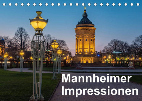 Mannheimer Impressionen. (Tischkalender 2022 DIN A5 quer)