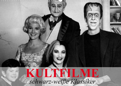 Kultfilme - schwarz-weiße Klassiker (Wandkalender 2022 DIN A2 quer)
