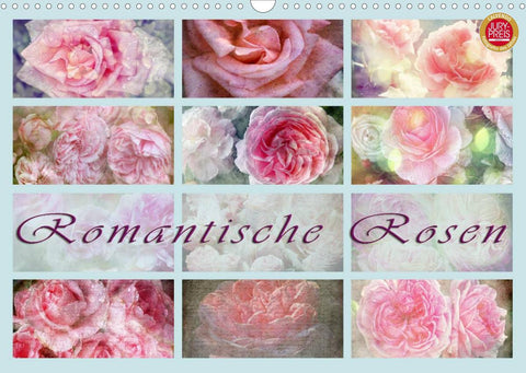 Romantische Rosen (Wandkalender 2022 DIN A3 quer)