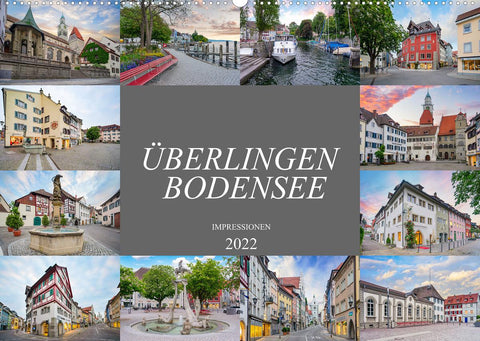 Überlingen Bodensee Impressionen (Wandkalender 2022 DIN A2 quer)