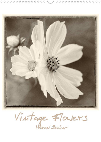 Vintage-Flowers (Wandkalender 2022 DIN A3 hoch)