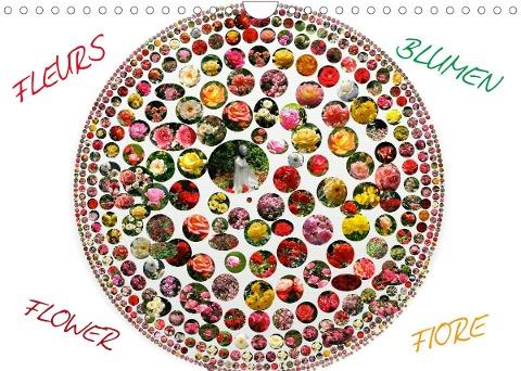 Fleurs Fiore Flower Blumen (Calendrier mural 2022 DIN A4 horizontal)