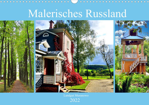 Malerisches Russland - Landgut Muranowo (Wandkalender 2022 DIN A3 quer)