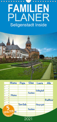 Seligenstadt Inside - Familienplaner hoch (Wandkalender 2021 , 21 cm x 45 cm, hoch)