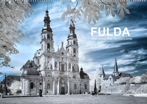 Fulda - Infrarotfotografien von Kurt Lochte (Wandkalender 2022 DIN A2 quer)