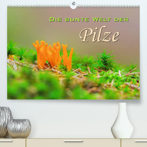 Die bunte Welt der Pilze (Premium, hochwertiger DIN A2 Wandkalender 2022, Kunstdruck in Hochglanz)