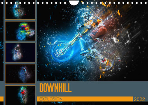 Downhill Explosion (Wandkalender 2022 DIN A4 quer)