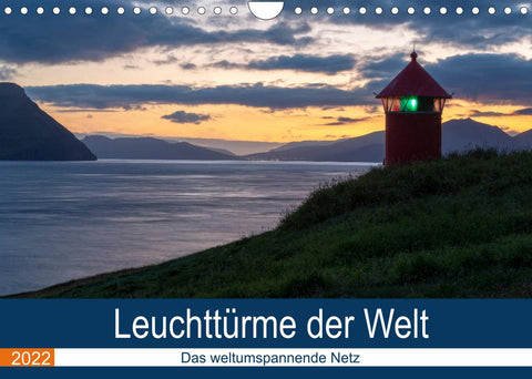 Leuchttürme der Welt (Wandkalender 2022 DIN A4 quer)
