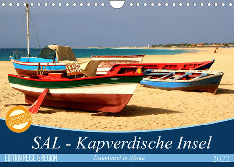SAL - Kapverdische Insel (Wandkalender 2022 DIN A4 quer)